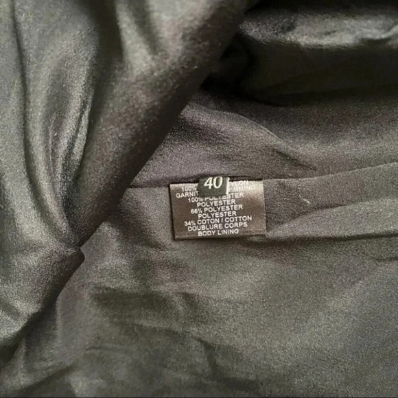 RARE BARBARA BUI MESH JACKET in BLUE LEOPARD Size M - Picture 3 of 16